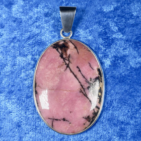 Hopeariipus rodoniitti ovaali jättikoko ri8