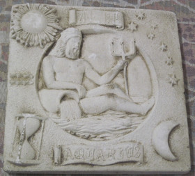 Taulu VESIMIES AQUARIUS horoskooppitaulu 20x20cm