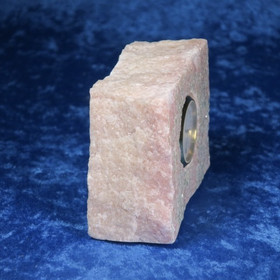 Pöytäkello marmori punavihreä lohkopala  A