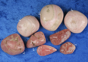 Rodokrosiitti rumpuhiottu. Valitse valikosta.