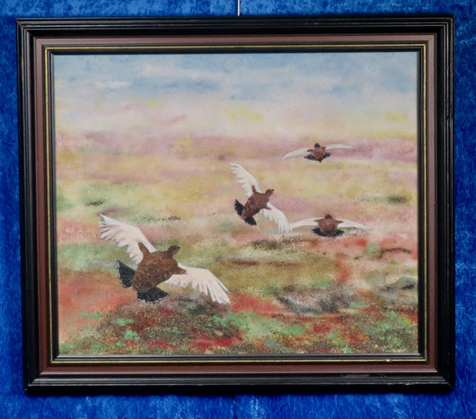 Taulu  riekot lentää, kivimurskataulu