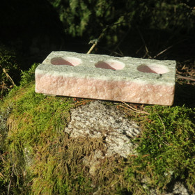 Tuikkualusta marmori, 3 tuikulle