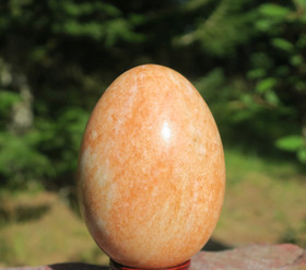 Marmori kivimuna, oranssi 6cm 180g