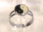 Sormus yin yang 17mm säädettävä