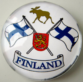 Magneetti Suomen liput Suomen leijona ja hirvi 