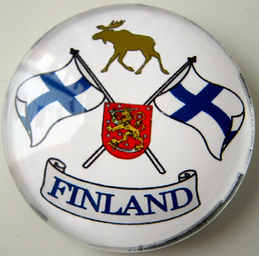 Magneetti Suomen liput Suomen leijona ja hirvi 
