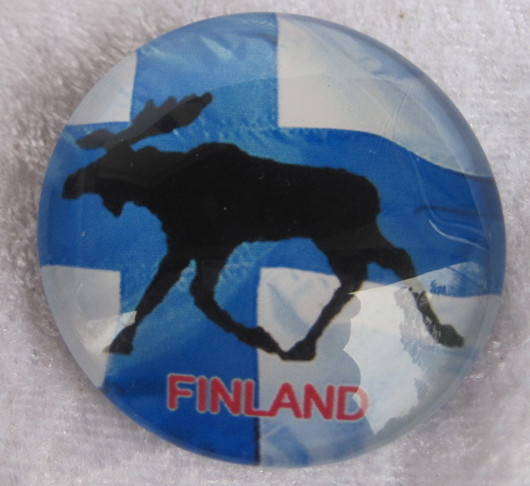 Magneetti Suomen lippu ja hirvi