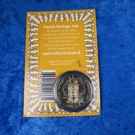 Muumi keräilyraha Muumimamma, Swarowskin kristallein koristeltu