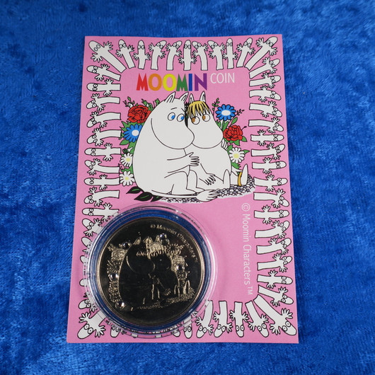 Muumi keräilyraha Muumipeikko ja Niiskuneiti Swarowskin kristallein