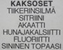 Taulu KAKSOSET  GEMINI onnenkivet M