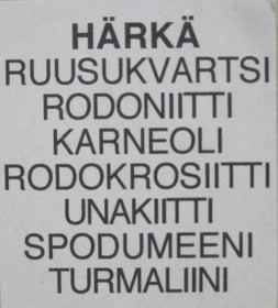 Taulu HÄRKÄ TAURUS onnenkivet C