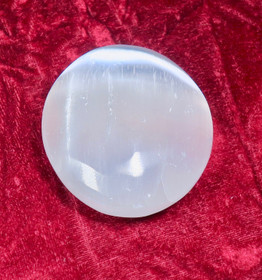 Seleniitti taskukivi iso 5x6cm 94g