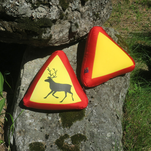 Tyyny porovaroitus liikennemerkki 