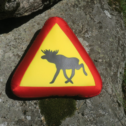 Tyyny varoituskolmio hirvi