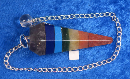 Chakraheiluri 15 x 40mm, joka chakralle oma kivi