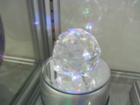 Kristallilasipallo 4cm, ripustettava, viistehiottu ikkunakristalli