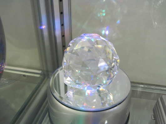 Kristallilasipallo 4cm, ripustettava, viistehiottu ikkunakristalli