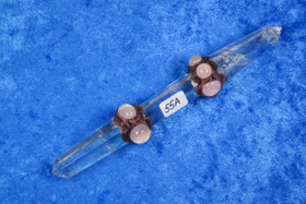 Chakrahoitosauva ruusukvartsi ja vuorikide sydänchakralle 