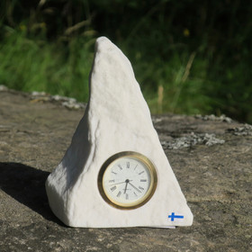 Päytäkello marmori valkoinen vuori