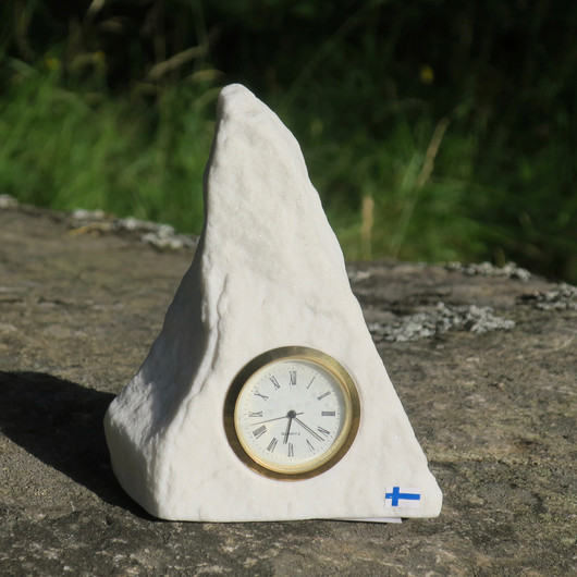 Päytäkello marmori valkoinen vuori