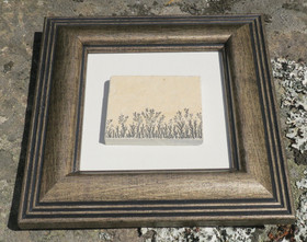 Taulu Dendriitti, kehys  153x153mm kivi 57x45mm A