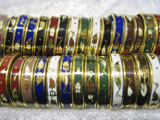 Sormus cloison-emali, koot  15-17.5mm