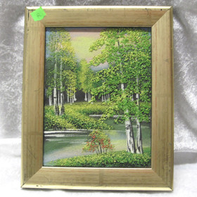 Kivimurskataulu joenranta metsämaisema syksyllä R