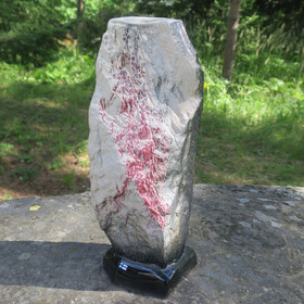 Maljakko VUORI, takaseinä L, korkeus 32cm keramiikkaa punainen