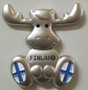 Magneetti hirvi Finland metallia. Suosituin malli!