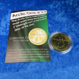 Keräilyraha 30mm  joulupukki SantaClaus 