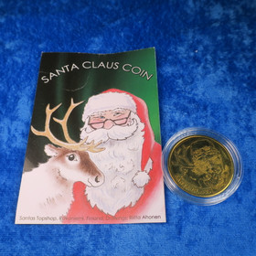 Keräilyraha 30mm  joulupukki SantaClaus 