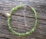 Rannekoru peridootti vihreä 17-22cm