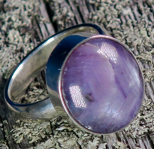 Hopeasormus rubiini  17.5mm tähtirubiini nro2