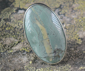 Hopeasormus tinguaiitti 21.2mm. Harvinainen kivi