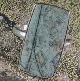 Hopeasormus tinguaiitti 22.5mm harvinainen kivi