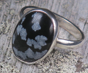 Hopeasormus lumihiutaleobsidiaani 19mm LUM3