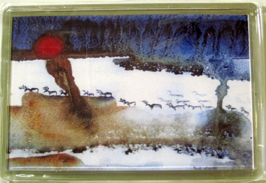 Magneetti maisemataulu pororaito