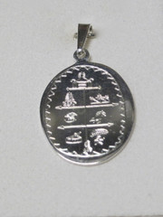 Hopeariipus Noitarumpu shamaanimerkein 925-hopea