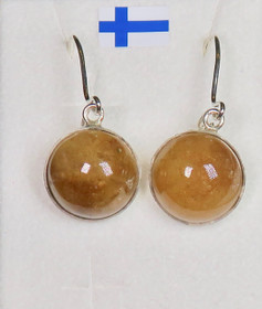 Hopeakorvakorut sitriini 12mm