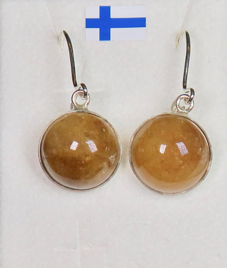 Hopeakorvakorut sitriini 12mm