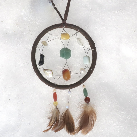 Unisieppari RAPU CANCER 9cm halkaisija, ravun onnenkiviä 18 kpl