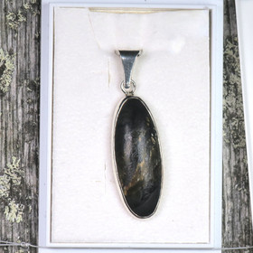 Hopeariipus tiikerinsilmä ovaali 10x26mm D