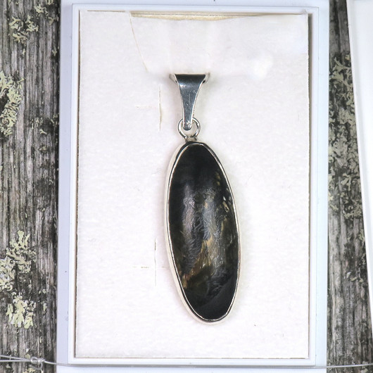 Hopeariipus tiikerinsilmä ovaali 10x26mm D