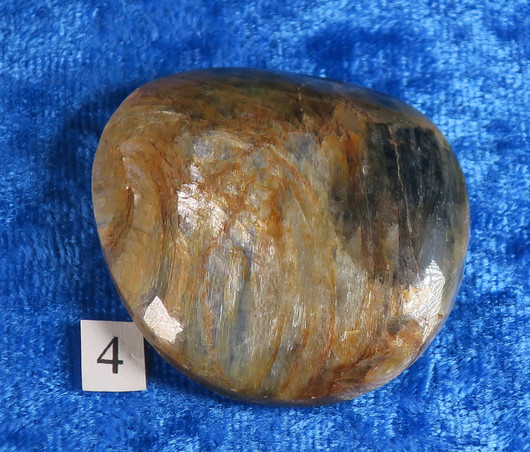 Kyaniitti sininen taskukivi nro 1-7