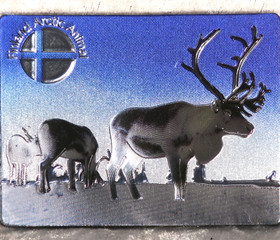 Magneetti porot lumessa alumiinimagneetti