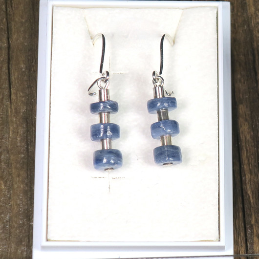 Korvakorut sininen kyaniitti 3 kerroksinen