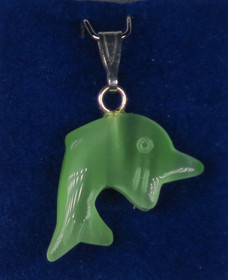 Riipus delfiini, vihreä kissansilmä kuitulasi