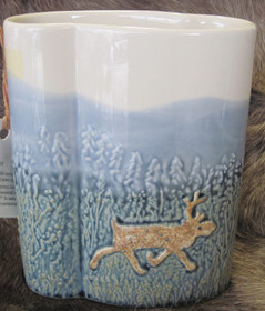 Maljakko kesäporo, korkeus 14cm keramiikkaa