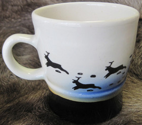 Muki porot juoksee, korkeus 9cm sininen