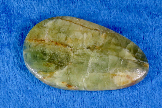 Apatiitti hiottu vihreä taskukivi  asparagoliitti nro4